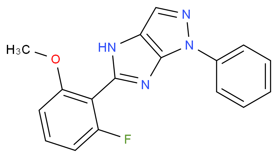 5-(2-fluoro-6-methoxyphenyl)-1-phenyl-1,4-dihydroimidazo[4,5-c]pyrazole_Molecular_structure_CAS_)