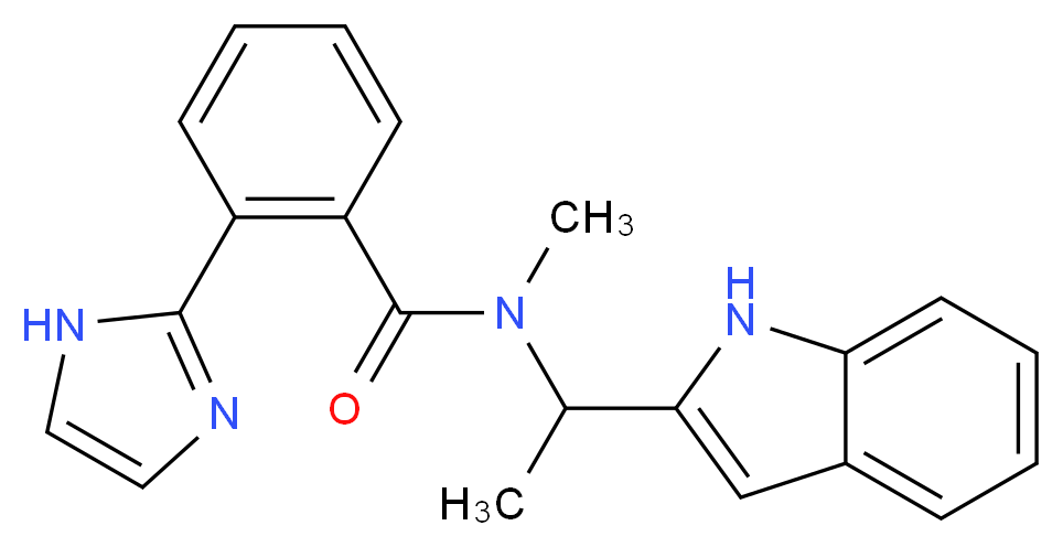 2-(1H-imidazol-2-yl)-N-[1-(1H-indol-2-yl)ethyl]-N-methylbenzamide_Molecular_structure_CAS_)