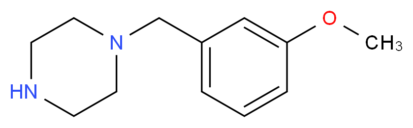 1-(3-Methoxybenzyl)piperazine_Molecular_structure_CAS_)