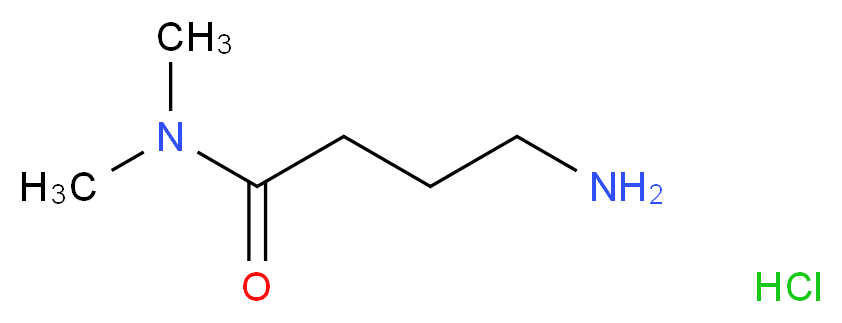 4-Amino-N,N-dimethylbutanamide hydrochloride_Molecular_structure_CAS_)