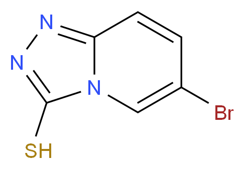 6-Bromo-[1,2,4]triazolo[4,3-a]pyridine-3-thiol_Molecular_structure_CAS_1093092-64-8)