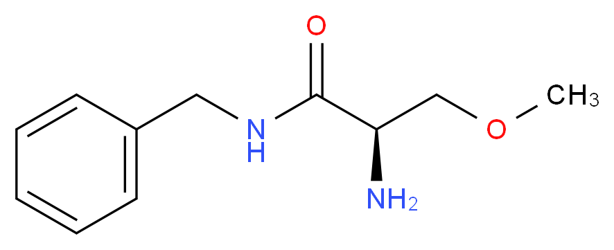 (R)-2-amino-N-benzyl-3-methoxypropanamide_Molecular_structure_CAS_196601-69-1)
