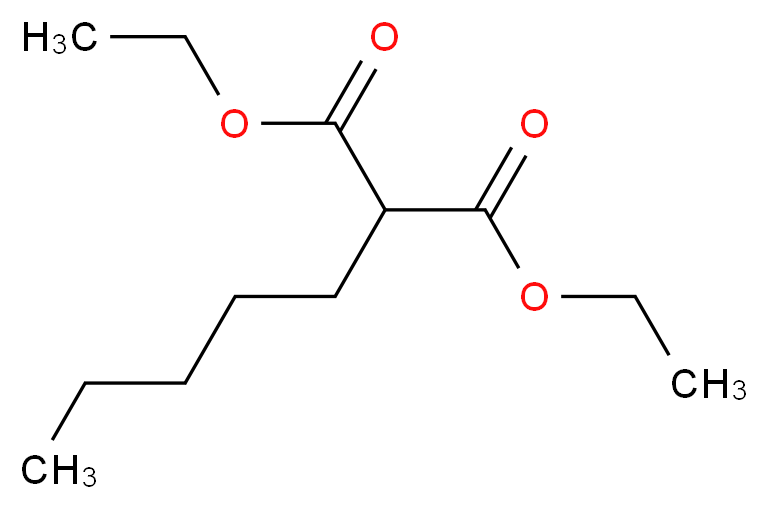 n-AMYLMALONIC ACID, DIETHYL ESTER_Molecular_structure_CAS_6065-59-4)