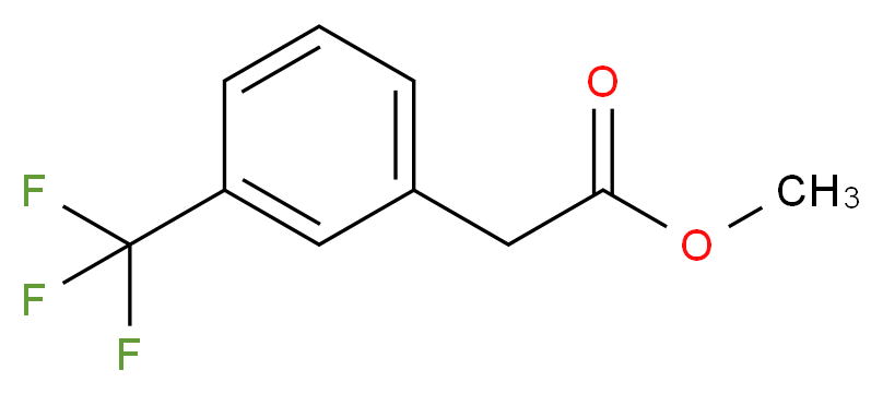 Methyl 2-[3-(trifluoromethyl)phenyl]acetate_Molecular_structure_CAS_)