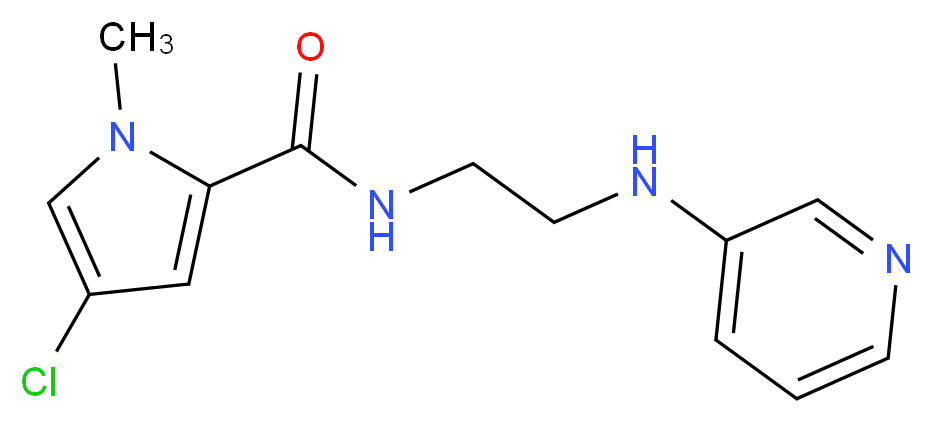 4-chloro-1-methyl-N-[2-(pyridin-3-ylamino)ethyl]-1H-pyrrole-2-carboxamide_Molecular_structure_CAS_)