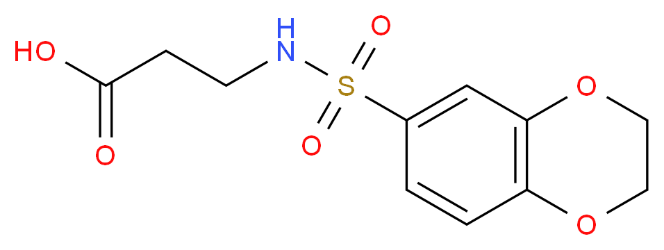 N-(2,3-dihydro-1,4-benzodioxin-6-ylsulfonyl)-beta-alanine_Molecular_structure_CAS_306278-42-2)