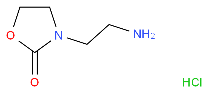 3-(2-Aminoethyl)-1,3-oxazolidin-2-one hydrochloride_Molecular_structure_CAS_)