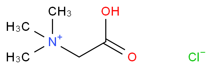 Betaine hydrochloride_Molecular_structure_CAS_590-46-5)