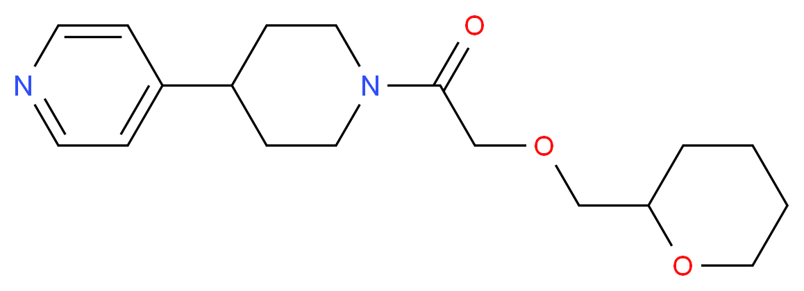 4-{1-[(tetrahydro-2H-pyran-2-ylmethoxy)acetyl]-4-piperidinyl}pyridine_Molecular_structure_CAS_)