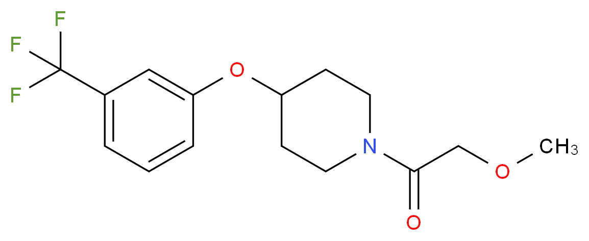 1-(methoxyacetyl)-4-[3-(trifluoromethyl)phenoxy]piperidine_Molecular_structure_CAS_)