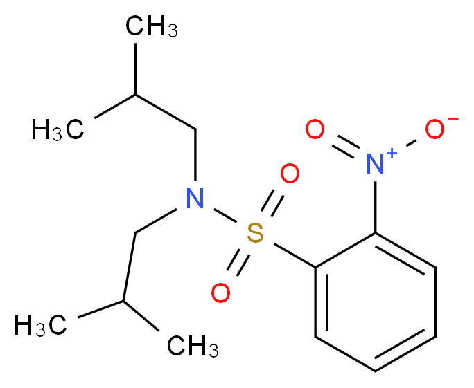 N,N-Diisobutyl-2-nitrobenzenesulfonamide_Molecular_structure_CAS_)
