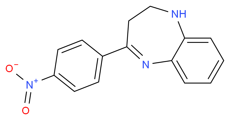2,3-Dihydro-4-(4-nitrophenyl)-1H-1,5-benzodiazepine_Molecular_structure_CAS_283610-70-8)