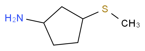 3-(methylsulfanyl)cyclopentan-1-amine_Molecular_structure_CAS_)
