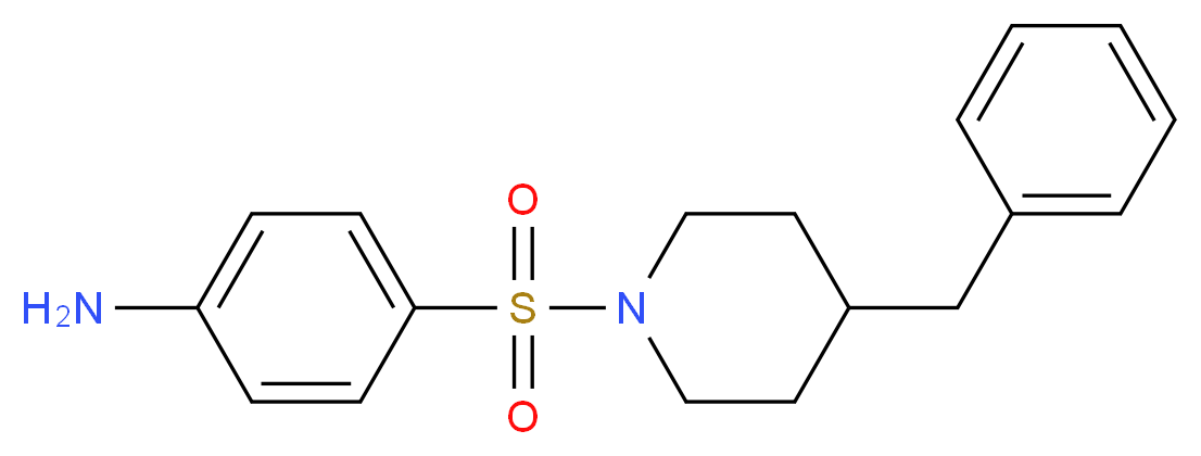 4-[(4-benzylpiperidin-1-yl)sulfonyl]aniline_Molecular_structure_CAS_)
