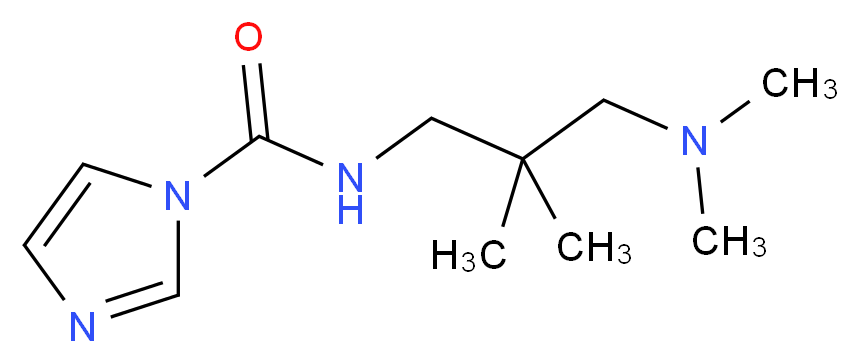 N-[3-(dimethylamino)-2,2-dimethylpropyl]-1H-imidazole-1-carboxamide_Molecular_structure_CAS_)