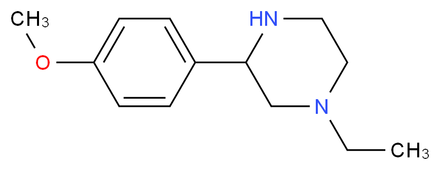 1-ethyl-3-(4-methoxyphenyl)piperazine_Molecular_structure_CAS_)