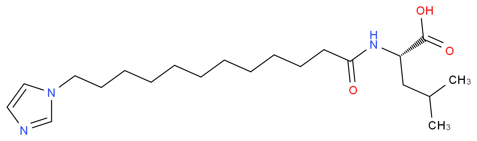 N-[12-(1H-imidazol-1-yl)dodecanoyl]-L-leucine_Molecular_structure_CAS_)