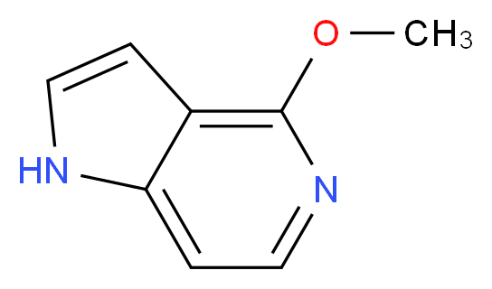 Methyl 1H-pyrrolo[3,2-c]pyridin-4-yl ether_Molecular_structure_CAS_)