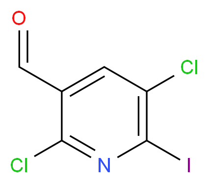 2,5-Dichloro-6-iodonicotinaldehyde_Molecular_structure_CAS_)