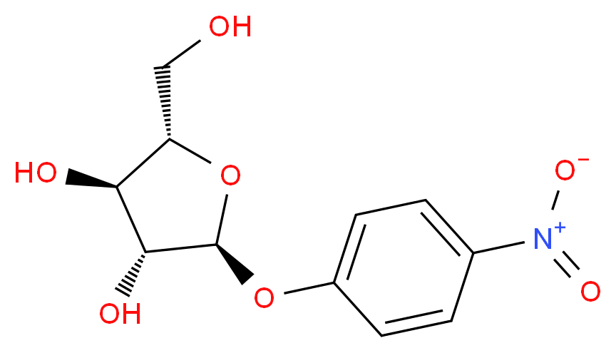 4-Nitrophenyl α-L-arabinofuranoside_Molecular_structure_CAS_6892-58-6)