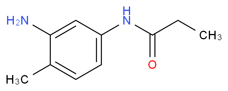 N-(3-Amino-4-methylphenyl)propanamide_Molecular_structure_CAS_)