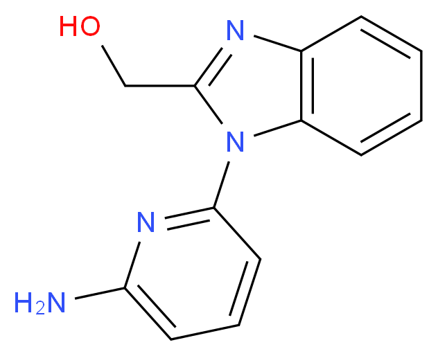 [1-(6-aminopyridin-2-yl)-1H-benzimidazol-2-yl]methanol_Molecular_structure_CAS_)