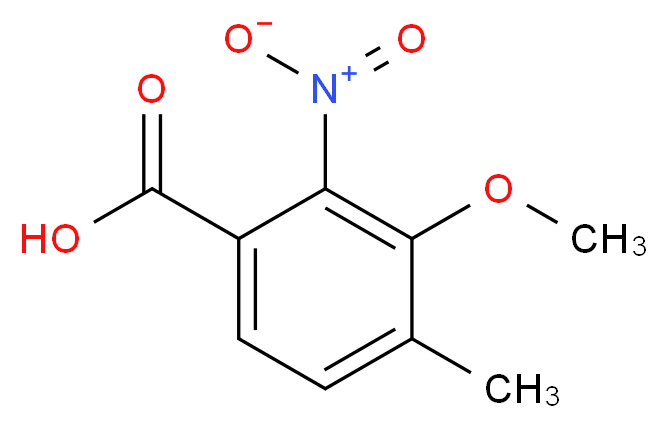 3-Methoxy-4-methyl-2-nitrobenzoic acid_Molecular_structure_CAS_57281-77-3)
