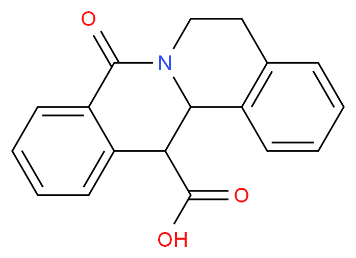 8-Oxo-5,8,13,13a-tetrahydro-6H-isoquino-[3,2-a]isoquinoline-13-carboxylic acid_Molecular_structure_CAS_)