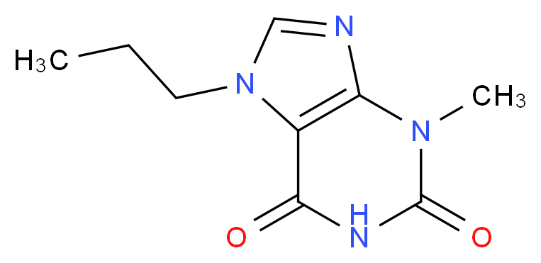 3-methyl-7-propyl-2,3,6,7-tetrahydro-1H-purine-2,6-dione_Molecular_structure_CAS_)
