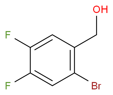 2-Bromo-4,5-difluorobenzyl alcohol_Molecular_structure_CAS_476620-55-0)