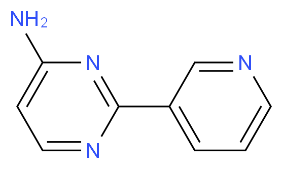 2-(3-Pyridinyl)-4-pyrimidinamine_Molecular_structure_CAS_61310-31-4)