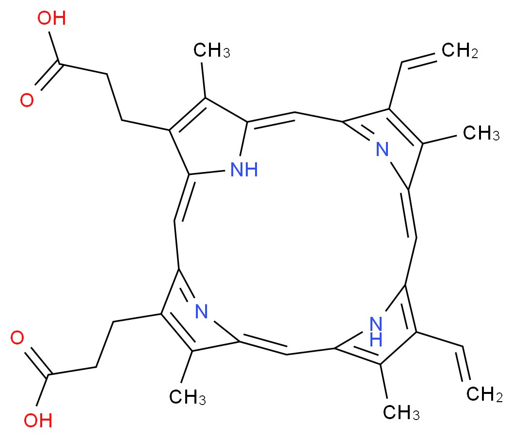 Protoporphyrin IX_Molecular_structure_CAS_553-12-8)