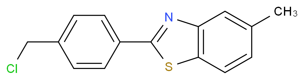 2-[4-(chloromethyl)phenyl]-5-methyl-1,3-benzothiazole_Molecular_structure_CAS_)
