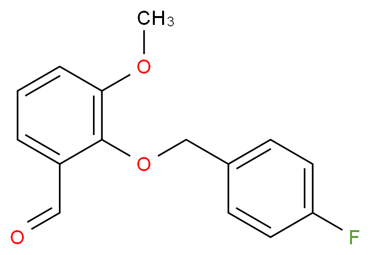 2-[(4-Fluorobenzyl)oxy]-3-methoxybenzaldehyde_Molecular_structure_CAS_)