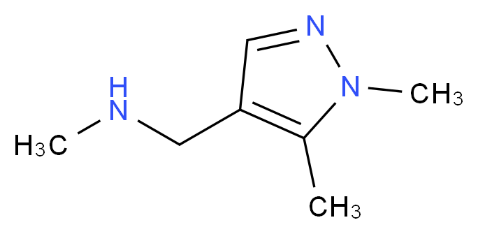 1-(1,5-dimethyl-1H-pyrazol-4-yl)-N-methylmethanamine_Molecular_structure_CAS_514801-21-9)