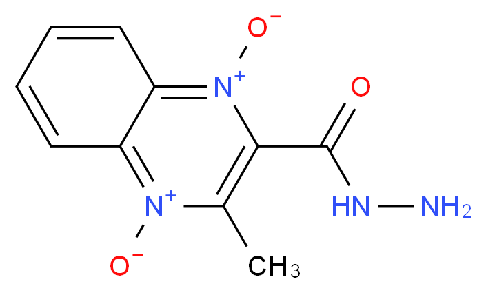 2-(hydrazinocarbonyl)-3-methylquinoxalinediium-1,4-diolate_Molecular_structure_CAS_)