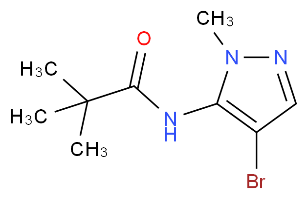 N-(4-Bromo-1-methyl-1H-pyrazol-5-yl)pivalamide_Molecular_structure_CAS_679394-11-7)