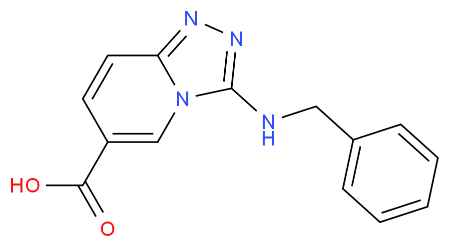 3-(Benzylamino)[1,2,4]triazolo[4,3-a]pyridine-6-carboxylic acid_Molecular_structure_CAS_)