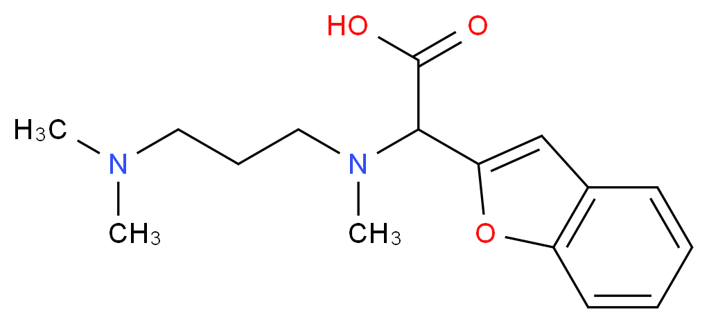 1-benzofuran-2-yl[[3-(dimethylamino)propyl](methyl)amino]acetic acid_Molecular_structure_CAS_)