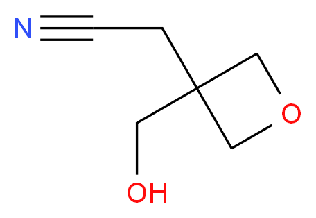 2-(3-(Hydroxymethyl)oxetan-3-yl)acetonitrile_Molecular_structure_CAS_42941-62-8)