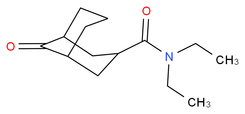 N,N-diethyl-9-oxobicyclo[3.3.1]nonane-3-carboxamide_Molecular_structure_CAS_483968-39-4)