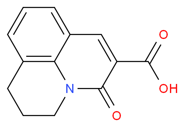 2,3-Dihydro-5-oxo-1H,5H-pyrido[3,2,1-ij]quinoline-6-carboxylic acid_Molecular_structure_CAS_386715-42-0)