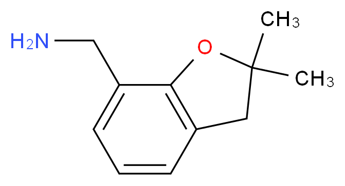 (2,2-dimethyl-2,3-dihydro-1-benzofuran-7-yl)methylamine_Molecular_structure_CAS_868755-44-6)