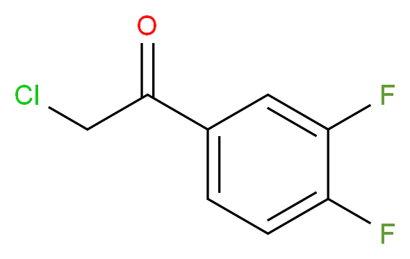 2-Chloro-1-(3,4-difluoro-phenyl)-ethanone_Molecular_structure_CAS_51336-95-9)