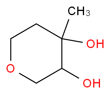 4-methyltetrahydro-2H-pyran-3,4-diol_Molecular_structure_CAS_)