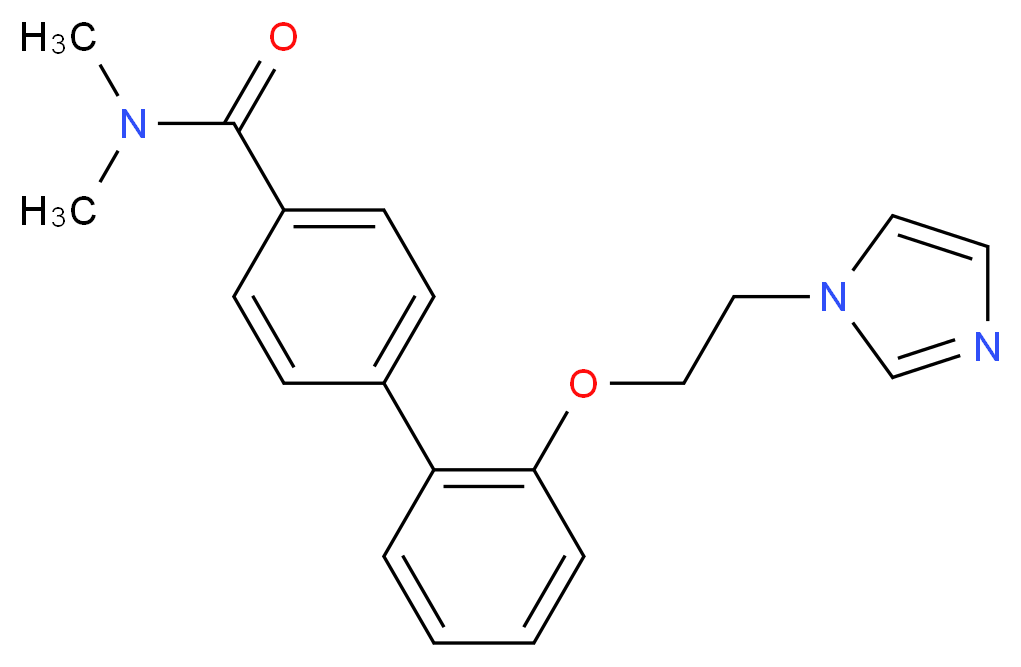 2'-[2-(1H-imidazol-1-yl)ethoxy]-N,N-dimethylbiphenyl-4-carboxamide_Molecular_structure_CAS_)