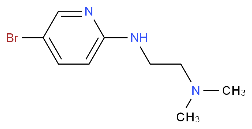 N1-(5-Bromo-2-pyridinyl)-N2,N2-dimethyl-1,2-ethanediamine_Molecular_structure_CAS_)