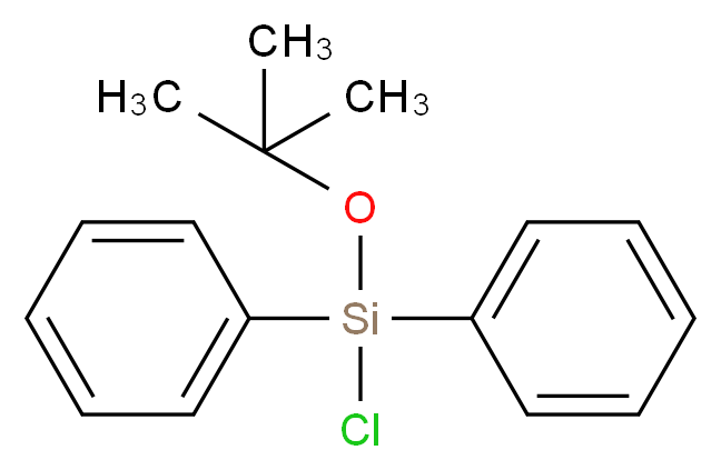 tert-Butoxy(chloro)diphenylsilane_Molecular_structure_CAS_17922-24-6)