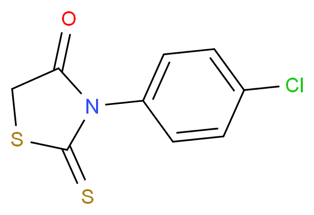 3-(4-Chlorophenyl)-2-thioxo-1,3-thiazolidin-4-one_Molecular_structure_CAS_13037-55-3)