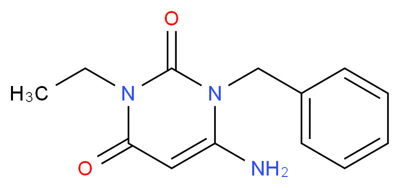 6-Amino-1-benzyl-3-ethyl-1H-pyrimidine-2,4-dione_Molecular_structure_CAS_)